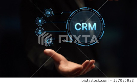 CRM Customer Relationship Management Platform with Data Analytic User Tool Muxer 137055958