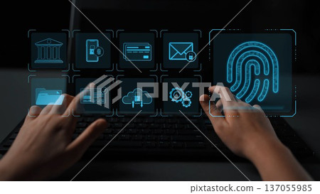 Digital Identity Protection and Biometric Authentication Marrow 137055985