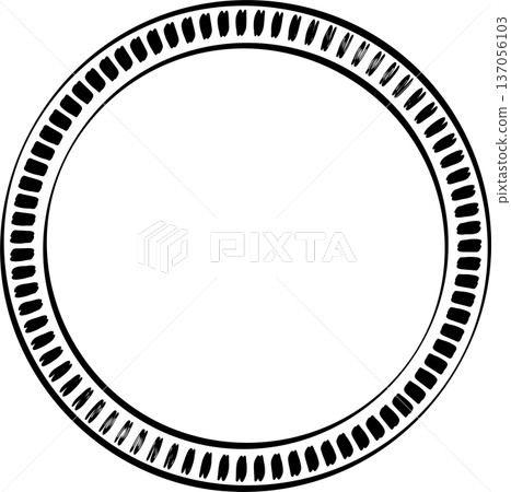Circle frame brush Circle frame brush 137056103