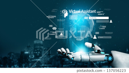 AI Brain Processing Data with Generative Artificial Intelligence Concept Vouch AI Brain Processing Data with Generative Artificial Intelligence Concept Vouch 137056223