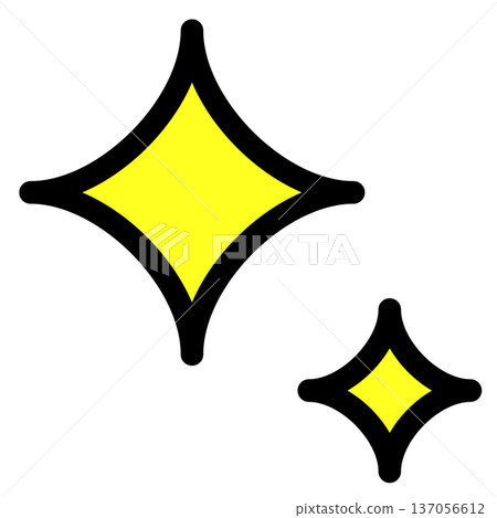 Sparkle, sparkle, star icon, decoration (yellow) Sparkle, sparkle, star icon, decoration (yellow) 137056612
