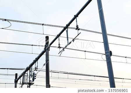 Railway overhead wire 137056901