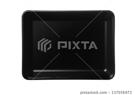 Black foam tray Black foam tray 137056973