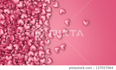 Cute pile of hearts background CG (sale, banner, promotion) Cute pile of hearts background CG (sale, banner, promotion) 137057064