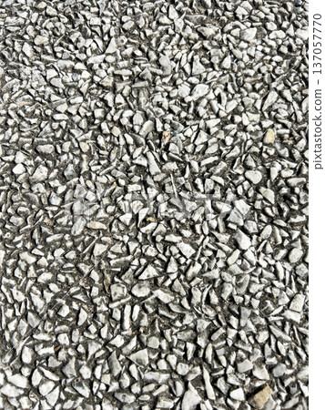 Graveled gravel 137057770