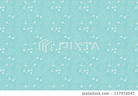 日本櫻花圖案(櫻花雪花,淺藍色) 日本櫻花圖案(櫻花雪花,淺藍色) 137058047