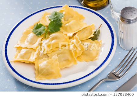 Traditional Italian ravioli Traditional Italian ravioli 137058400