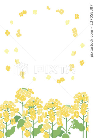 紡織風格油菜花向量插圖範本(無文字)| 春季花卉背景,日式現代設計素材 紡織風格油菜花向量插圖範本(無文字)| 春季花卉背景,日式現代設計素材 137059397