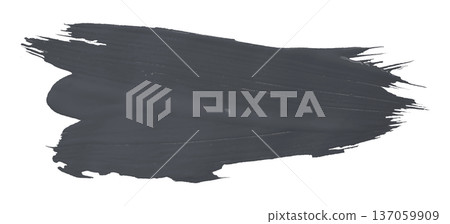 dark gray watercolor background. Artistic hand paint. Isolated on transparent background. 137059909
