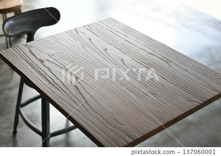 A table made of solid natural wood with beautiful grain 137060001
