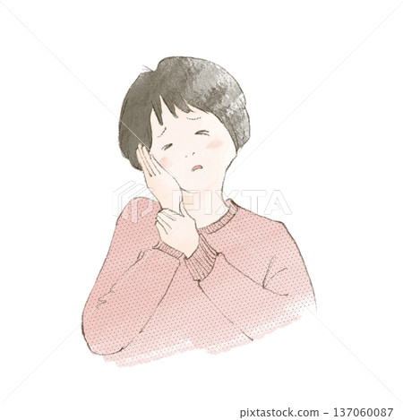 Woman with a toothache 137060087