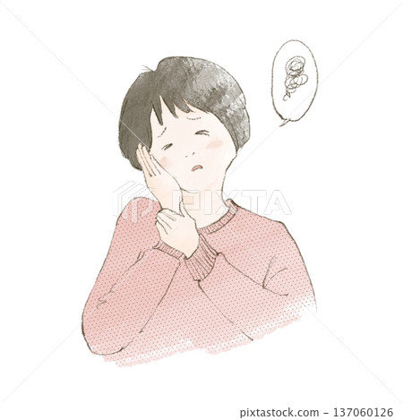 牙痛的女人 137060126