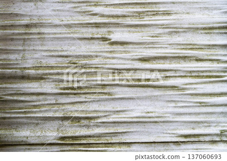 Dirty exterior wall of a house with moss growing on it Dirty exterior wall of a house with moss growing on it 137060693