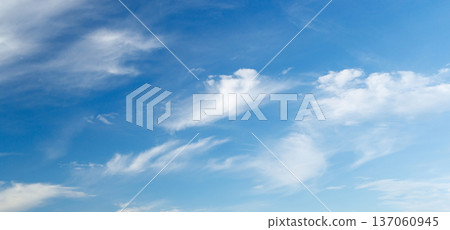 Scenic sky with clouds background Scenic sky with clouds background 137060945