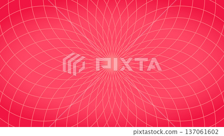 Abstract floral radial illustration in bright colors Abstract floral radial illustration in bright colors 137061602