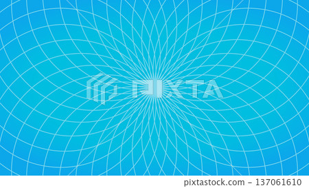 Abstract floral radial illustration in bright colors Abstract floral radial illustration in bright colors 137061610