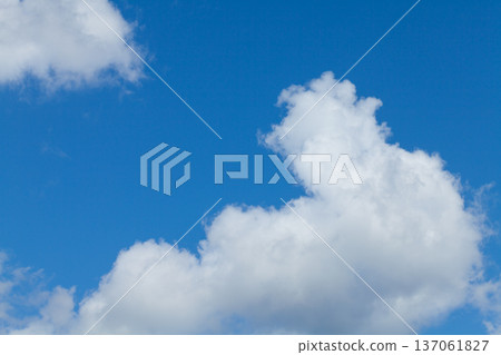 Sunny sky with clouds 137061827