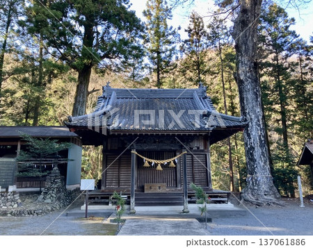 Ishigami Shrine's worship hall 137061886
