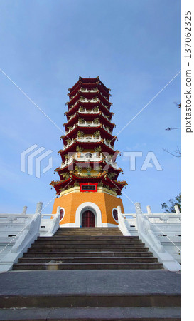 Ci En Pagoda at Sun Moon Lake in Nantou Taiwan Ci En Pagoda at Sun Moon Lake in Nantou Taiwan 137062325