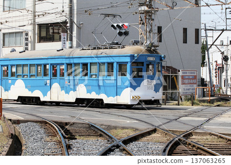 Hankai Electric Tramway tram tracks Hankai Electric Tramway tram tracks 137063265