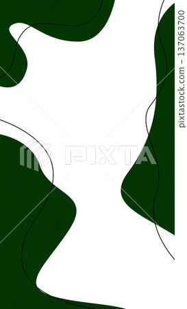 Abstract Green Organic Shapes Background 137063700
