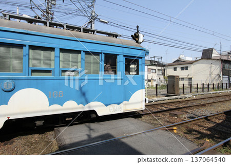 Hankai Electric Tramway tram tracks Hankai Electric Tramway tram tracks 137064540