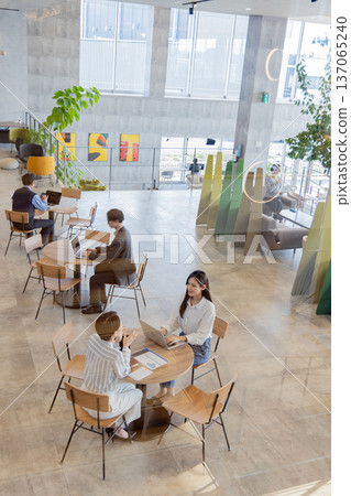People working in the designer office People working in the designer office 137065240