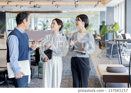People working in the designer office People working in the designer office 137065257
