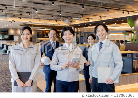 People working in the designer office People working in the designer office 137065363