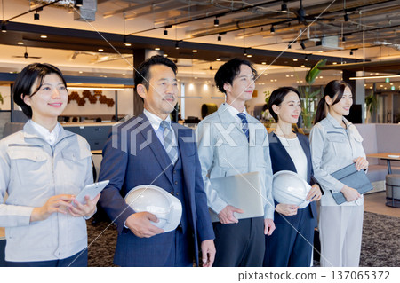 People working in the designer office People working in the designer office 137065372