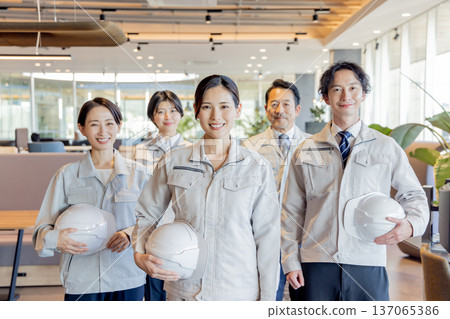 People working in the designer office 137065386