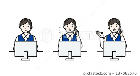 微笑運算符女人 137065576