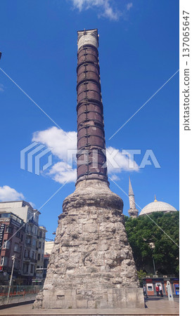 Column of Constantine Monument in Istanbul City Center Column of Constantine Monument in Istanbul City Center 137065647