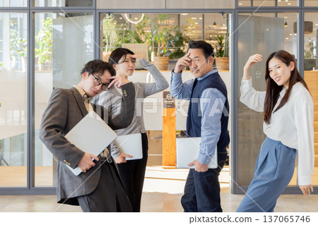 People working in the designer office 137065746