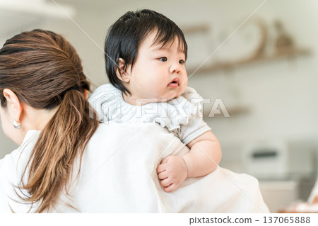 Baby, infant held by mother 137065888