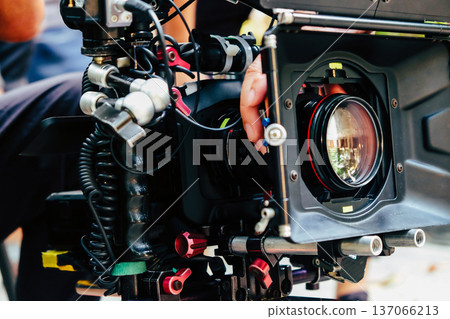 Behind the scenes of a movie. Behind the scenes of a movie. 137066213