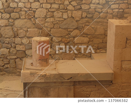 Knossos Palace Ruins of Minoan Civilization in Crete Greece 137066382