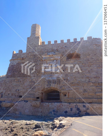 Historic Architecture Venetian Fortress Heraklion Crete Greece Historic Architecture Venetian Fortress Heraklion Crete Greece 137066451