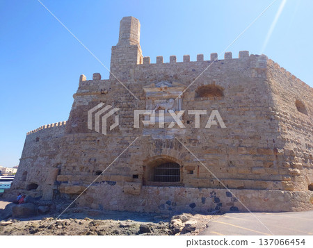Historic Architecture Venetian Fortress Heraklion Crete Greece Historic Architecture Venetian Fortress Heraklion Crete Greece 137066454