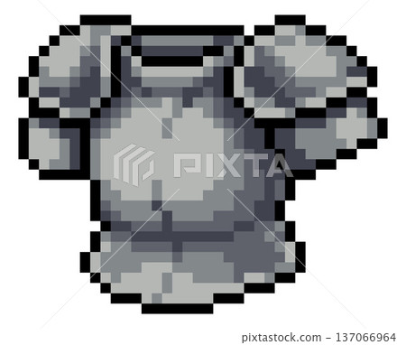 Pixel Art Plate Heavy Armor Video Game Item Icon 137066964