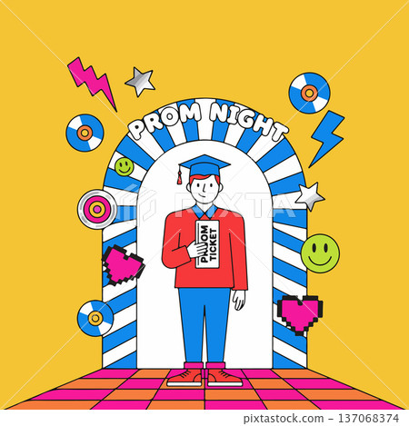 Prom Night Illustration Prom Night Illustration 137068374