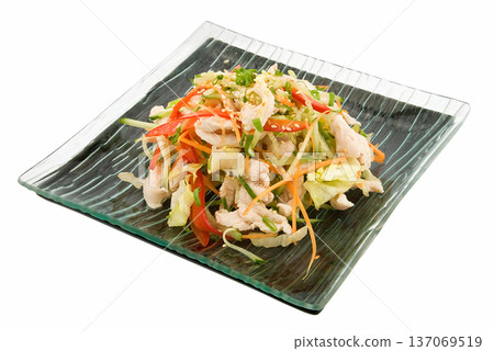 salad with chicken salad with chicken 137069519
