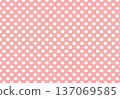 Cat dot background material red 137069585