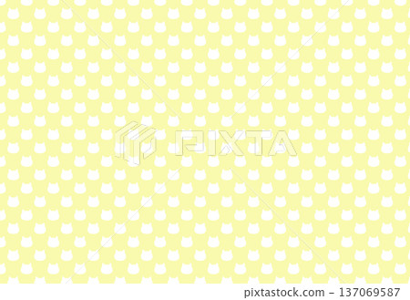 黃色貓點背景材料 137069587