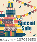 Stylish and cute gift box illustrations_Special Sale 137069653