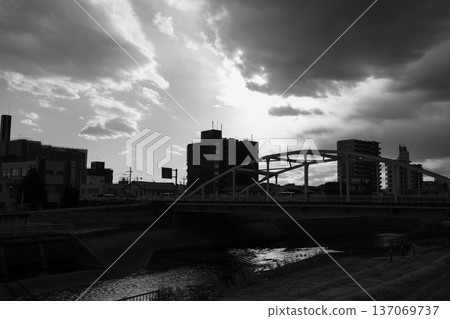 水戶櫻川的景色 137069737