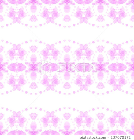 Cherry blossom lace-style mandala seamless pattern, pale pink spring background material Cherry blossom lace-style mandala seamless pattern, pale pink spring background material 137070171
