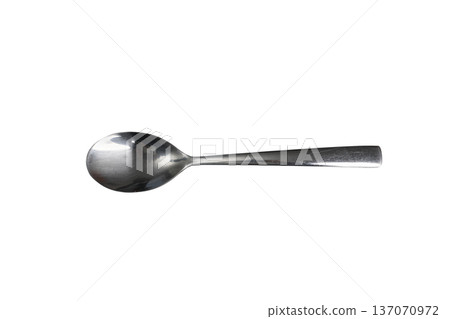 a steel spoon a steel spoon 137070972
