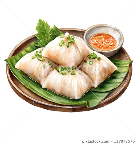 chicken soup with shrimps 137072570