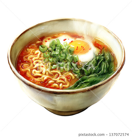 chicken soup with shrimps 137072574